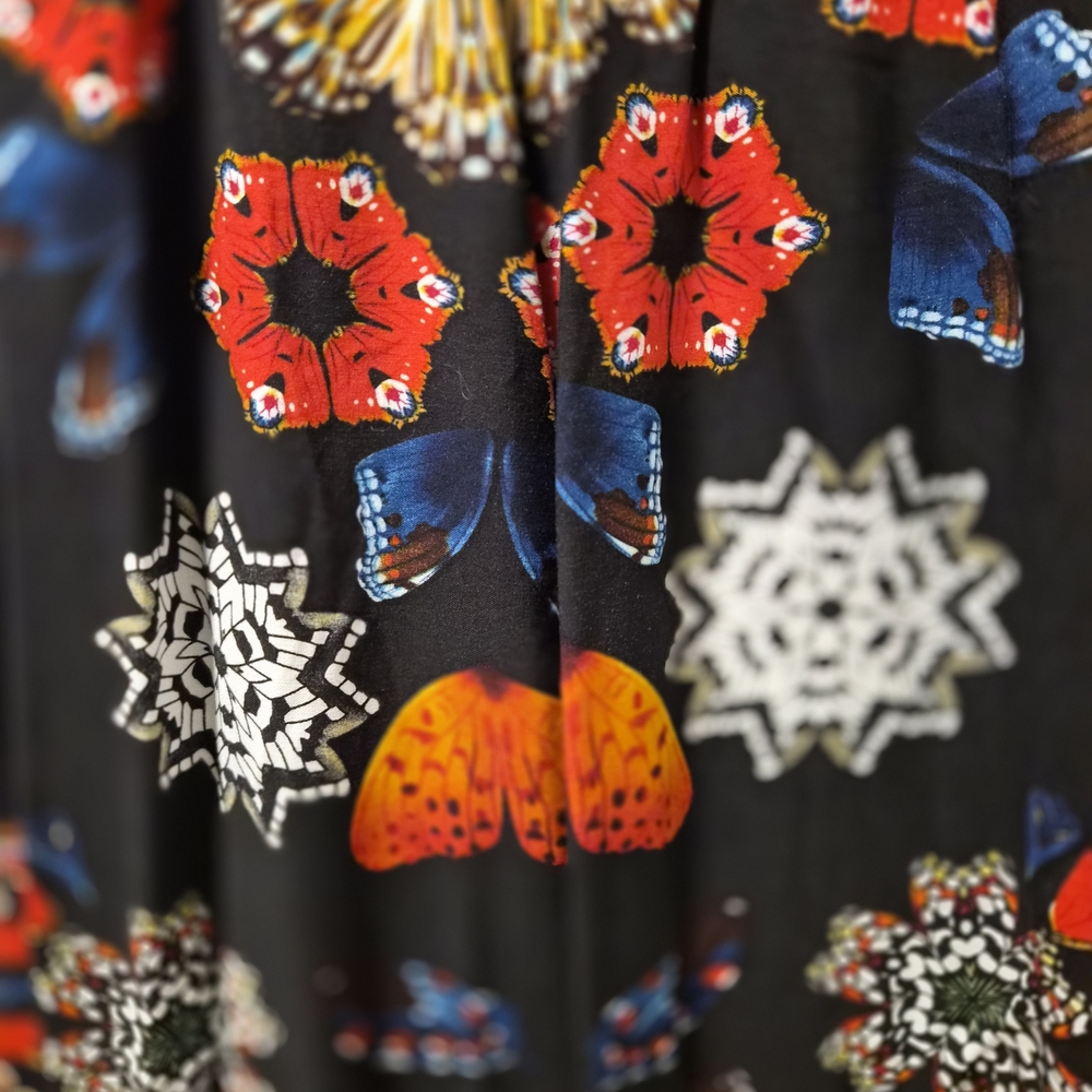 Desigual - Butterfly Wings Split Leg Palazzo Trouser - Picture 5 of 7
